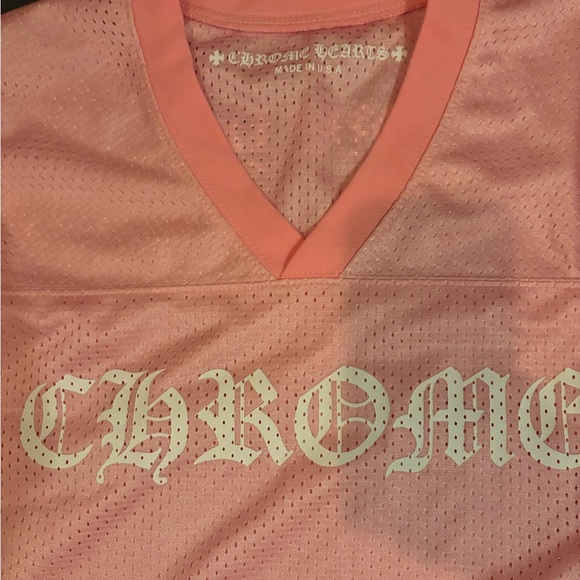 Chrome Hearts Pink Jersey Top - Picture 2 of 5